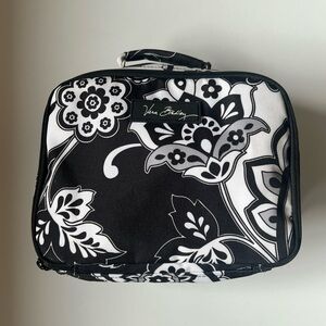 Vera Bradley black & white insulated lunch tote